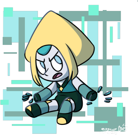 I Wanted To Do My Take On The Peridot Jirachi From - Cartoon (500x519)
