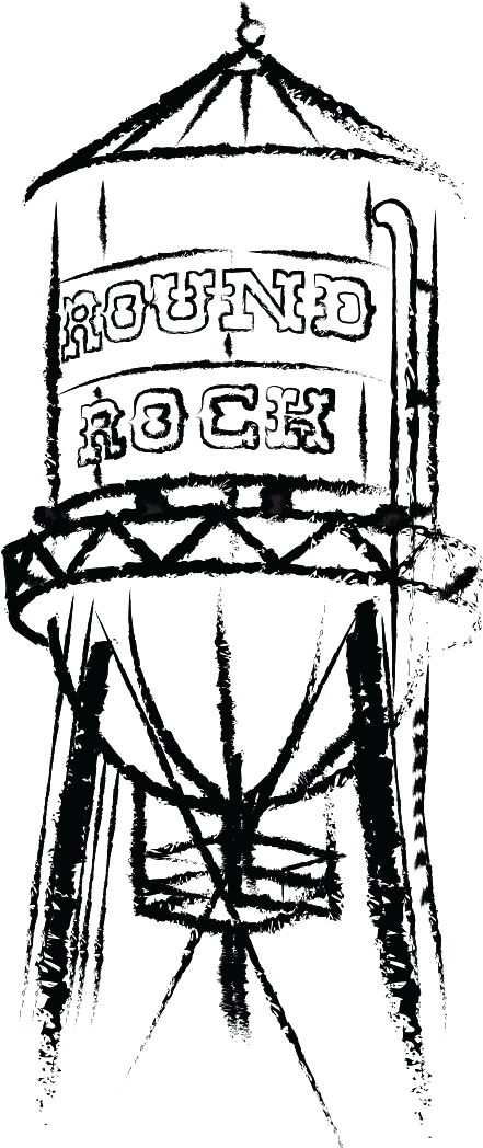 Water Tower - Round Rock (577x1059)