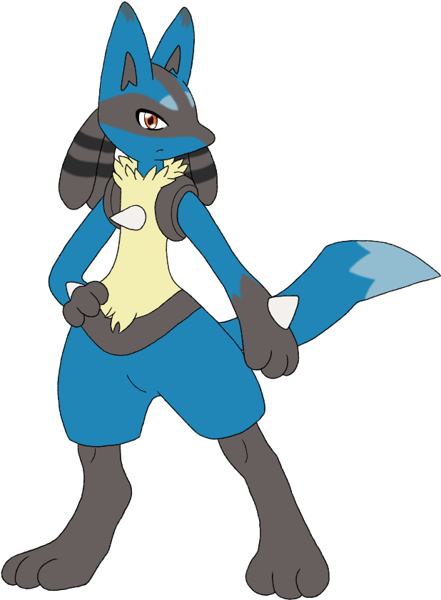 [pokemon] Roku The Lucario By The Dutch Wolf - Wolf Pokemon (720x960)