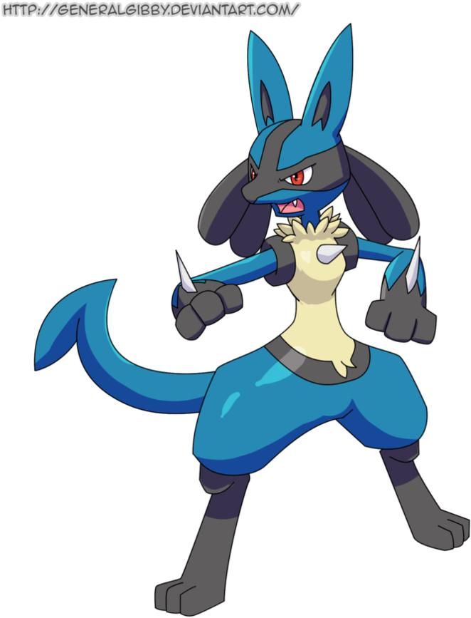 My Favorite Fighting Type 2014- Lucario By Generalgibby - Lucario Fighting (894x894)