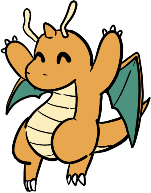 Dragonite Chibi By H2roses - Dragonite Chibi Png (774x1032)