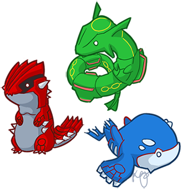 Legendary Pairs/trios And All Transparent Ofc - Cartoon (500x414)