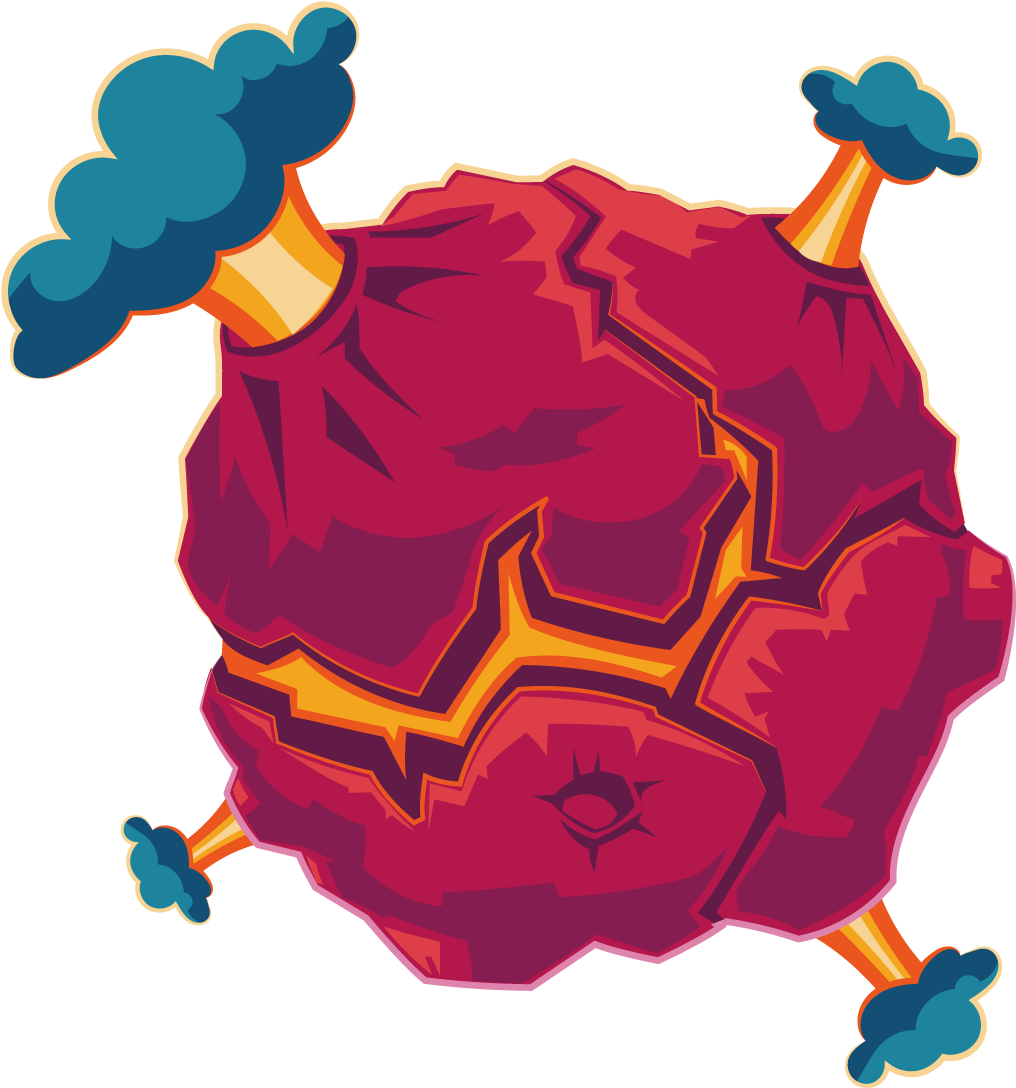 Cartoon Volcano Eruption - Cartoon Volcano Eruption (1500x1501)