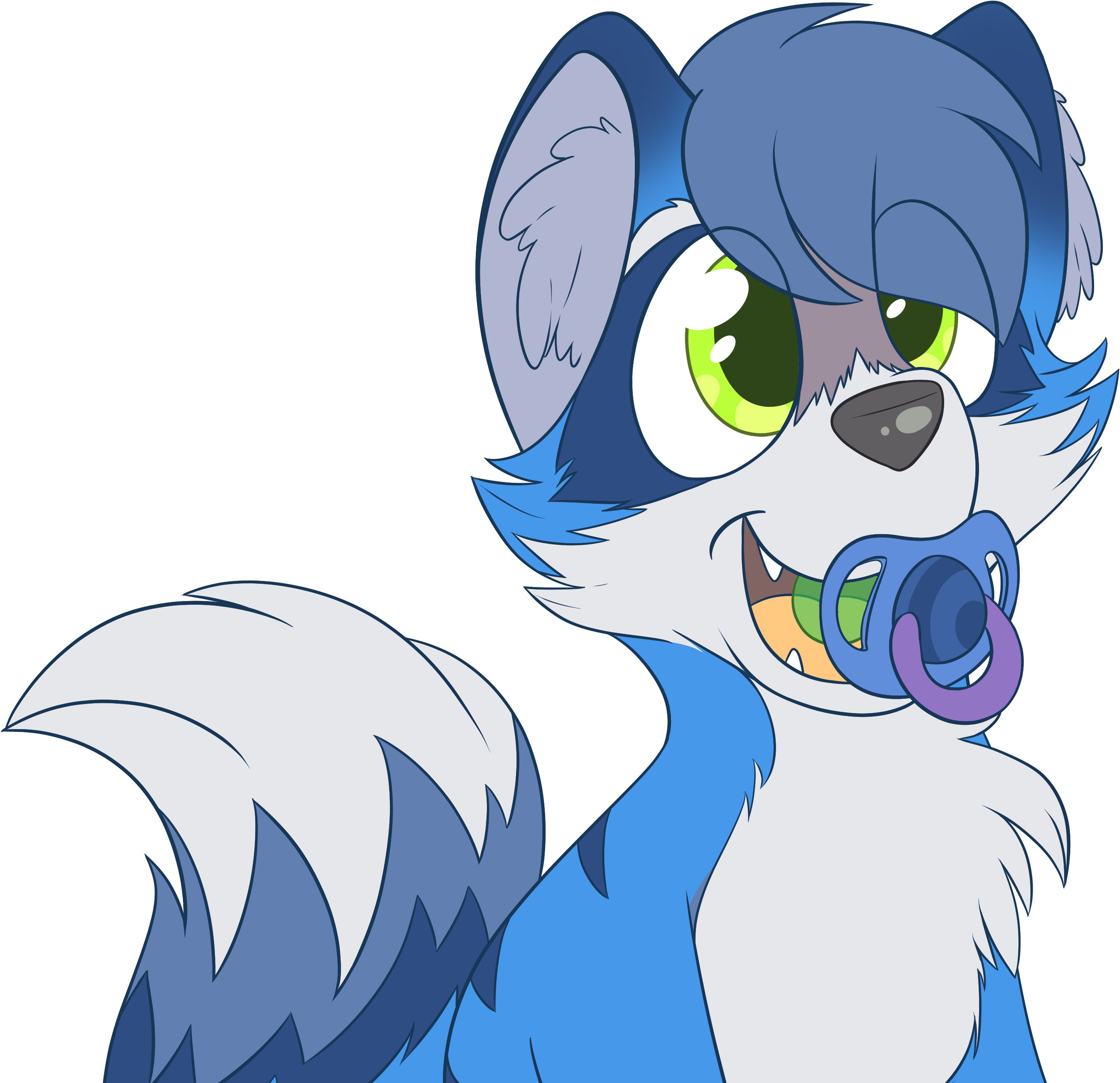 Poofyxai • Wanted To Try Again At Drawing Pacific Glow, - Cartoon (3000x2680)