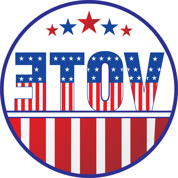 Clipart Of Senator, Ie And Senate - Election Day Clip Art (750x750)