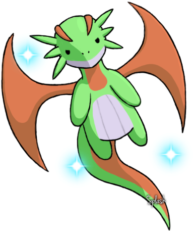 Salamence Vs Dragonite Gallery For > Pokemon Salamence - Salamence Shiny (396x469)