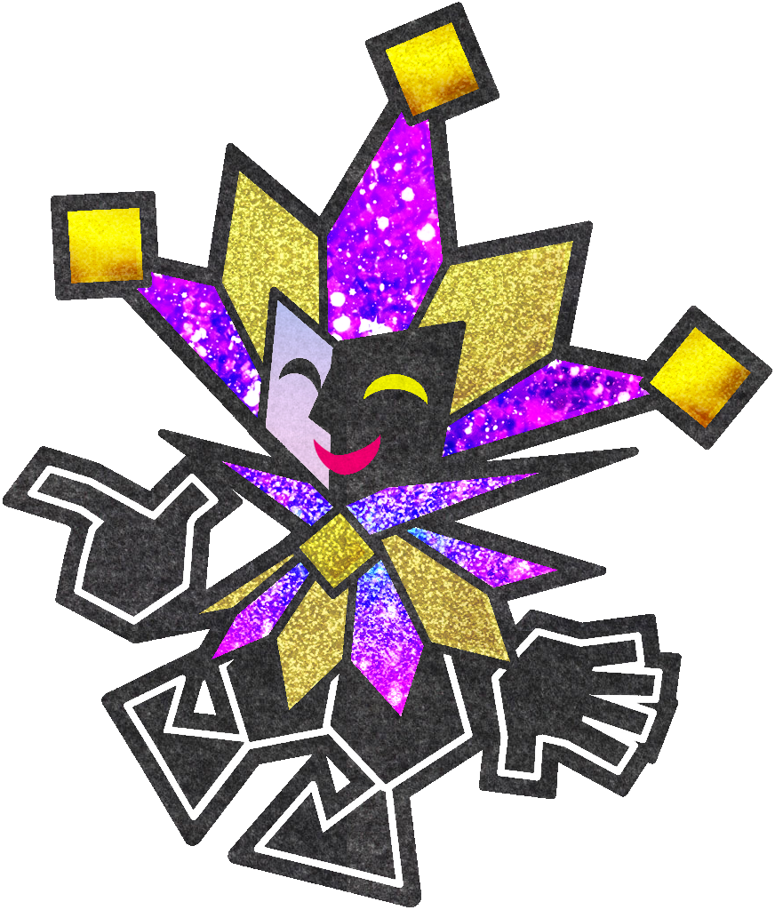 Don't Know If I Posted It Yet, But I Really Wanted - Super Paper Mario Dimentio (872x1024)