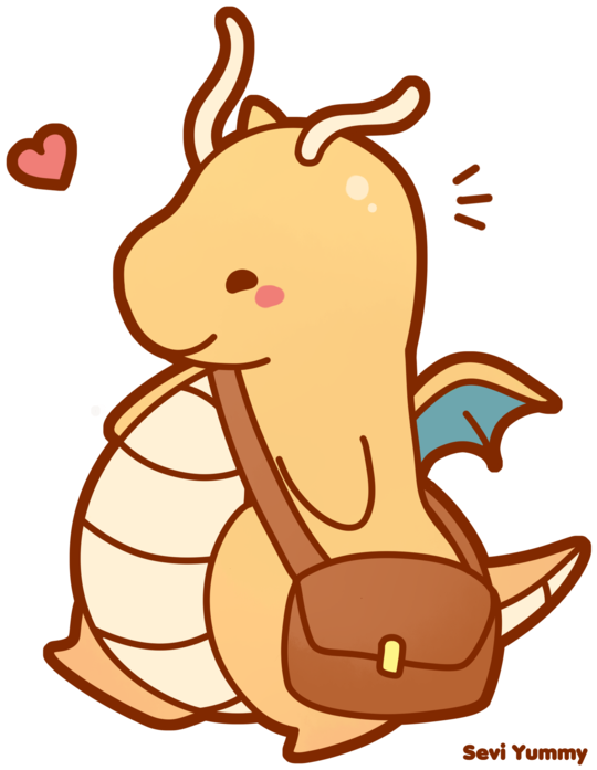 Chibi Dragonite By Seviyummy - Pokemon Chibi (600x741)