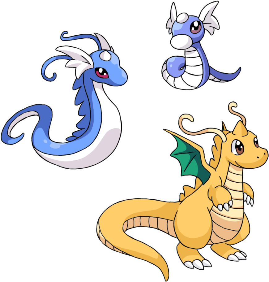 Pokemon Minidraco Draco Dracolosse By Yonaka Pinku-d69ca9s - Dratini (1024x992)