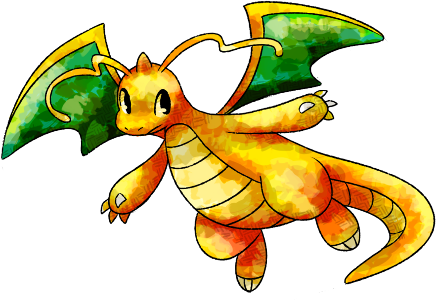 Draco Pokemon Dragonite Images - Cartoon (900x639)