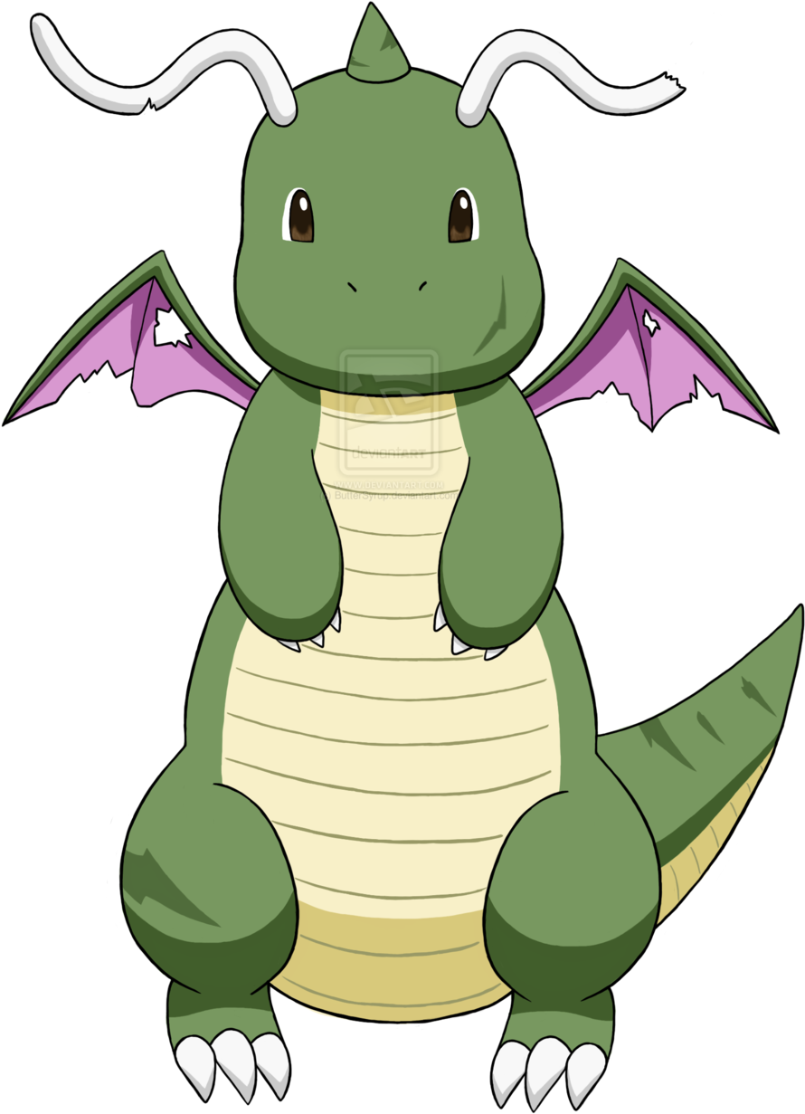 Dragonite By Cattreats My Pokemon - Dragonite Green (900x1250)