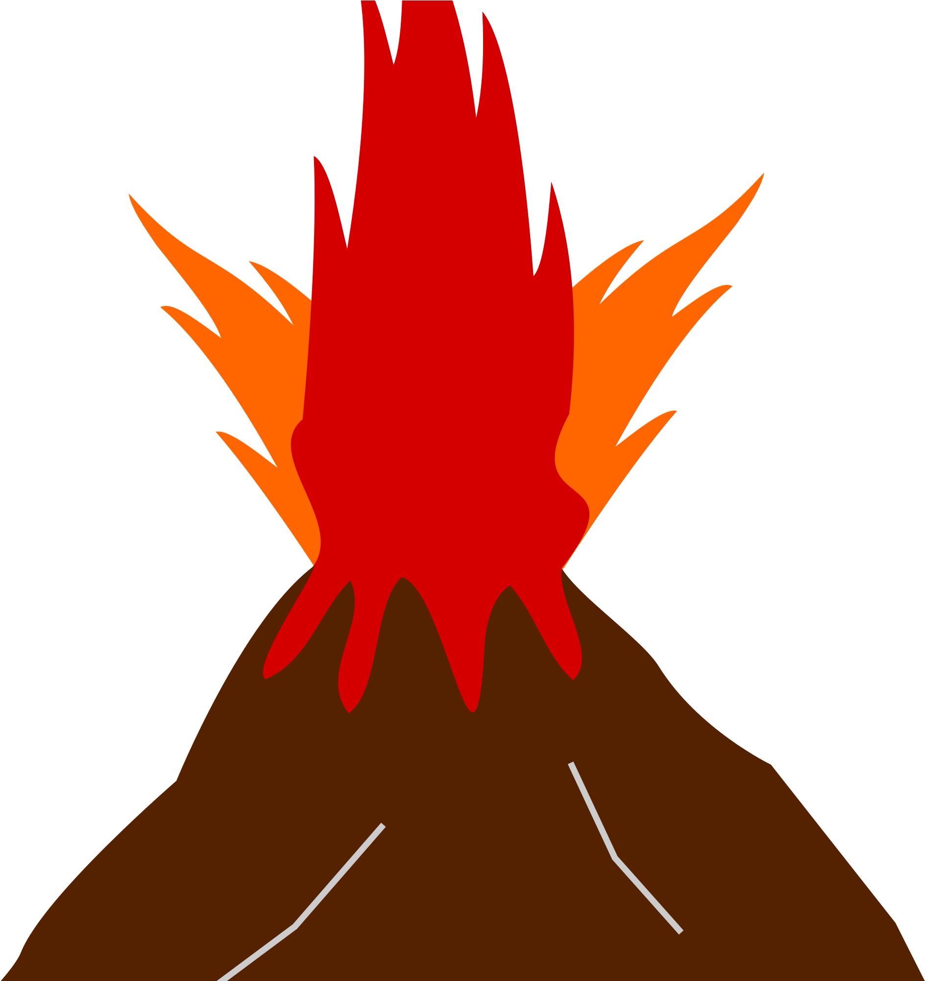 Open - Volcano Png Icon (2000x2000)