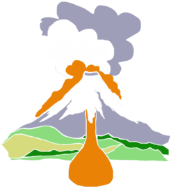 Mt - Volcano - Illustration (674x518)