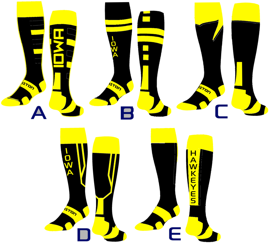 All Colors Can Be Changed And Logos/logo Placements - Sock (892x800)