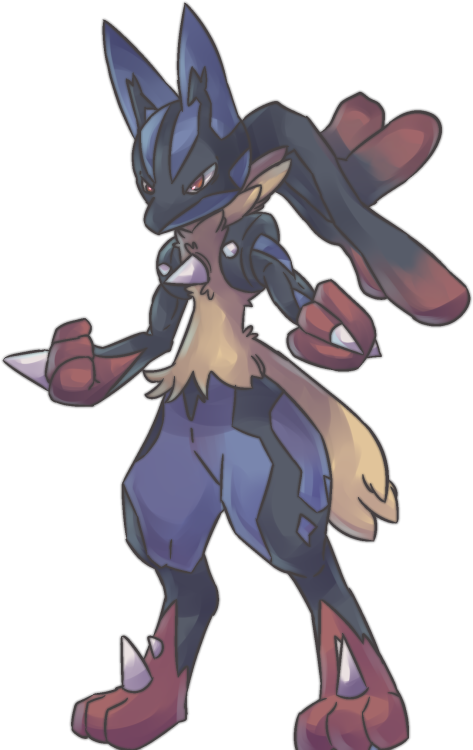 Mega Lucario By Autobottesla - Lucario (473x750)