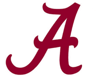 Usm And Their 10 Fans Are Pissed About Iowa Logo - Alabama Script (400x320)