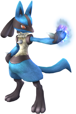 Lucario - Super Smash Bros Brawl Lucario (319x395)