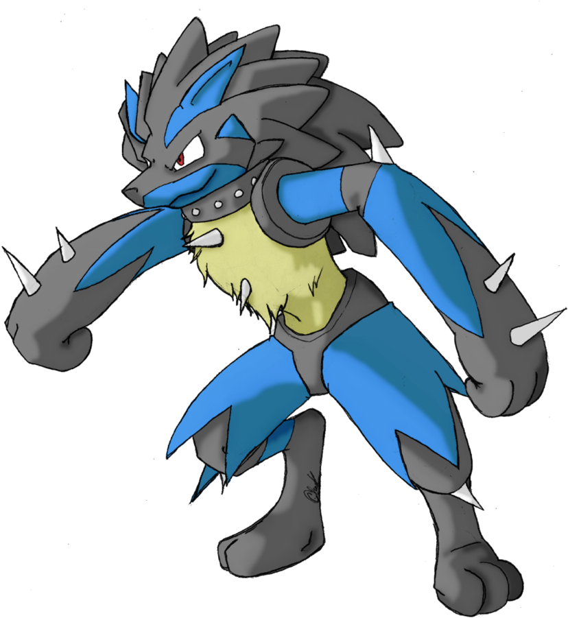 Leunolk The Werewolf Pokemon By Ironclark - Pokemon That Looks Like A Werewolf (869x919)