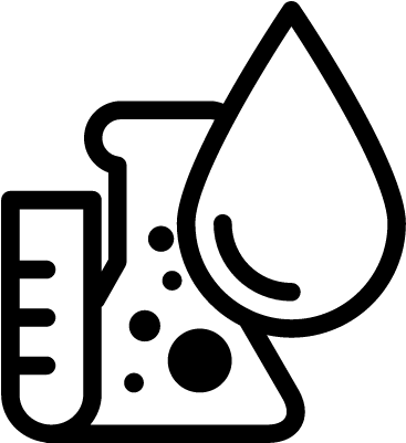Test Tube, Flask And Drop Of Blood Vector - Quimica Sanguínea (400x400)