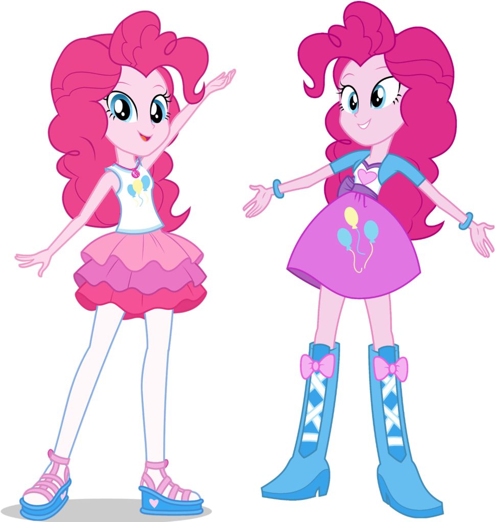 Mewtwo-ex, Boots, Clothes, Comparison, Cute, Equestria - Mlp Eqg Pinkie Pie (1024x1024)