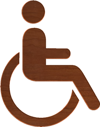 Wheelchair Symbol - Mydoorsign Exit Salida With Right Arrow And Graphic (430x430)