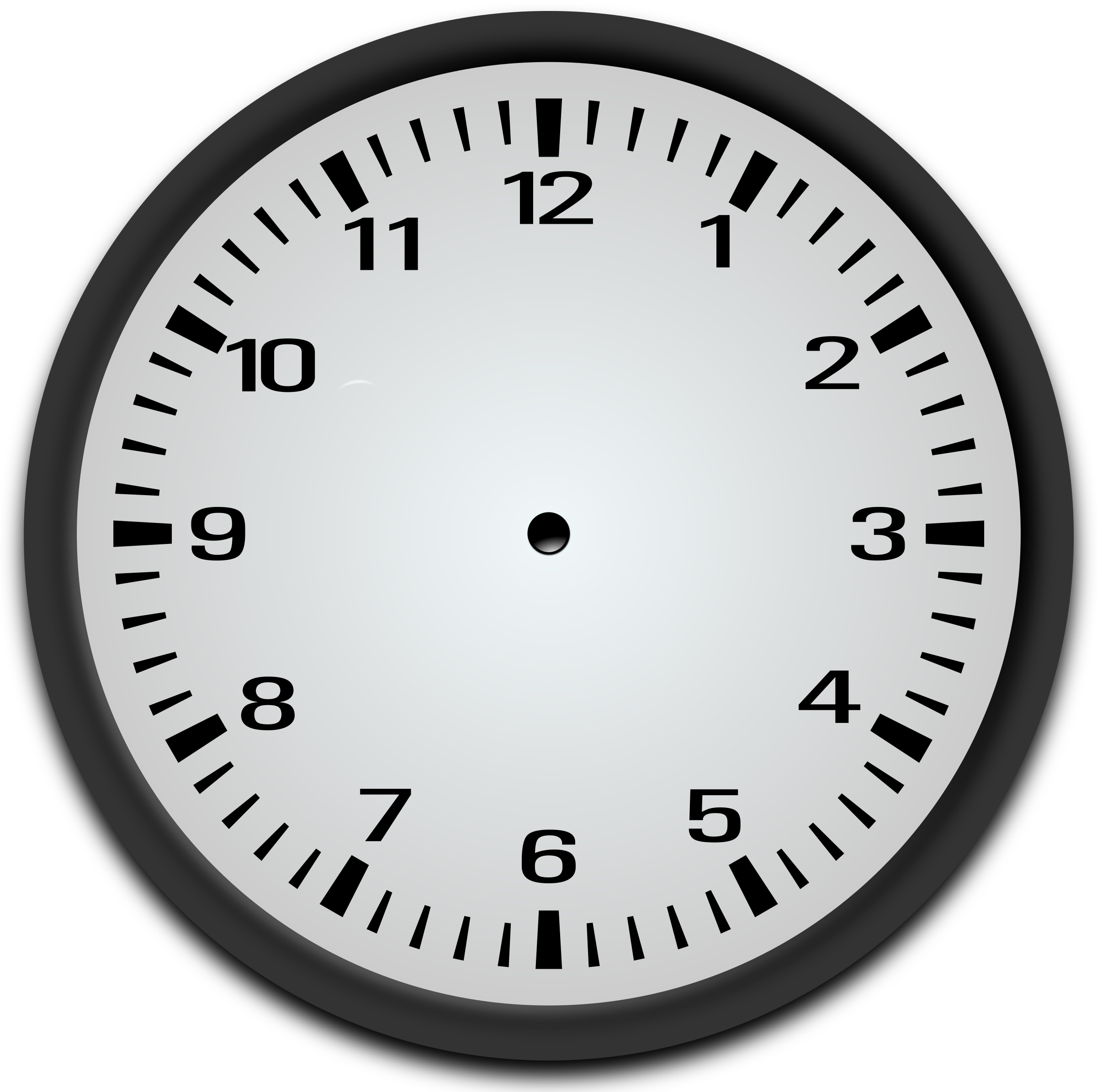 Agreeable Blank Clock Clip Art Medium Size - Half Past 9 O Clock (2400x2400)