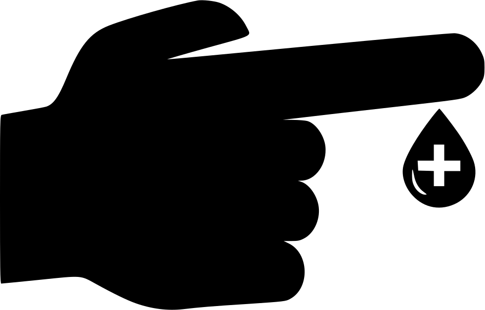 Blood Test Drop Exam Transfusion Comments - Blood Test Icon (981x628)