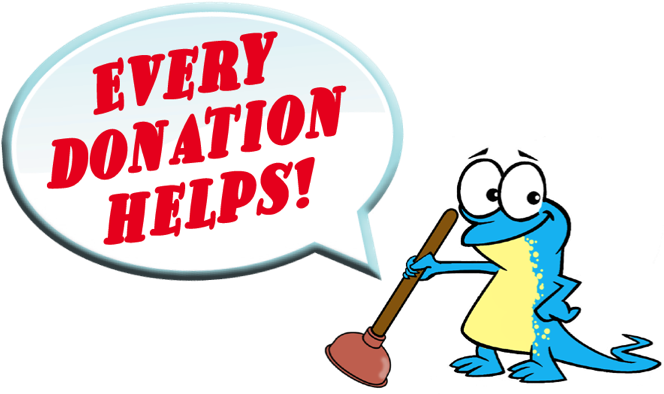 “rockin' Restroom Renovation” Fund Drive - Cartoon (674x408)