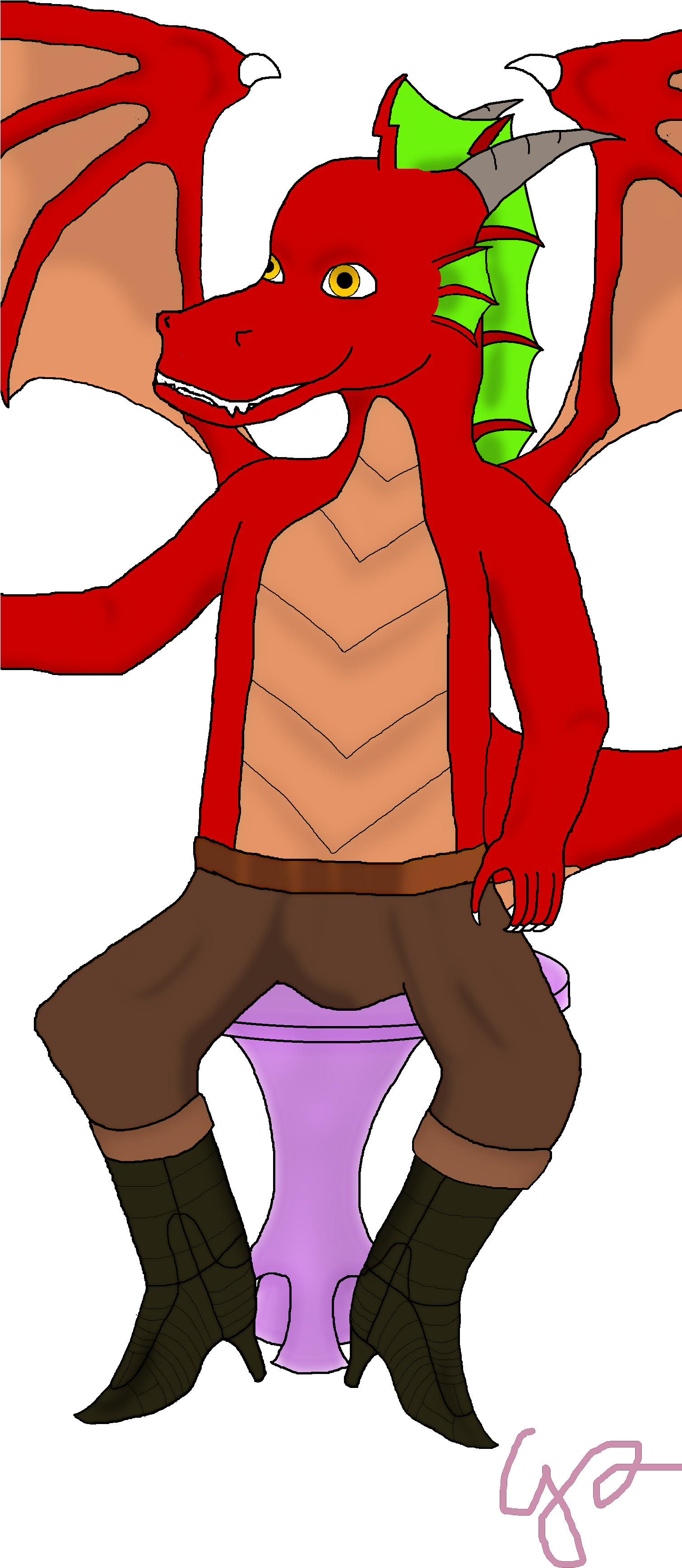 Abatar Anthro , Boots Under Pants By Byzance123 - Cartoon (1510x3500)