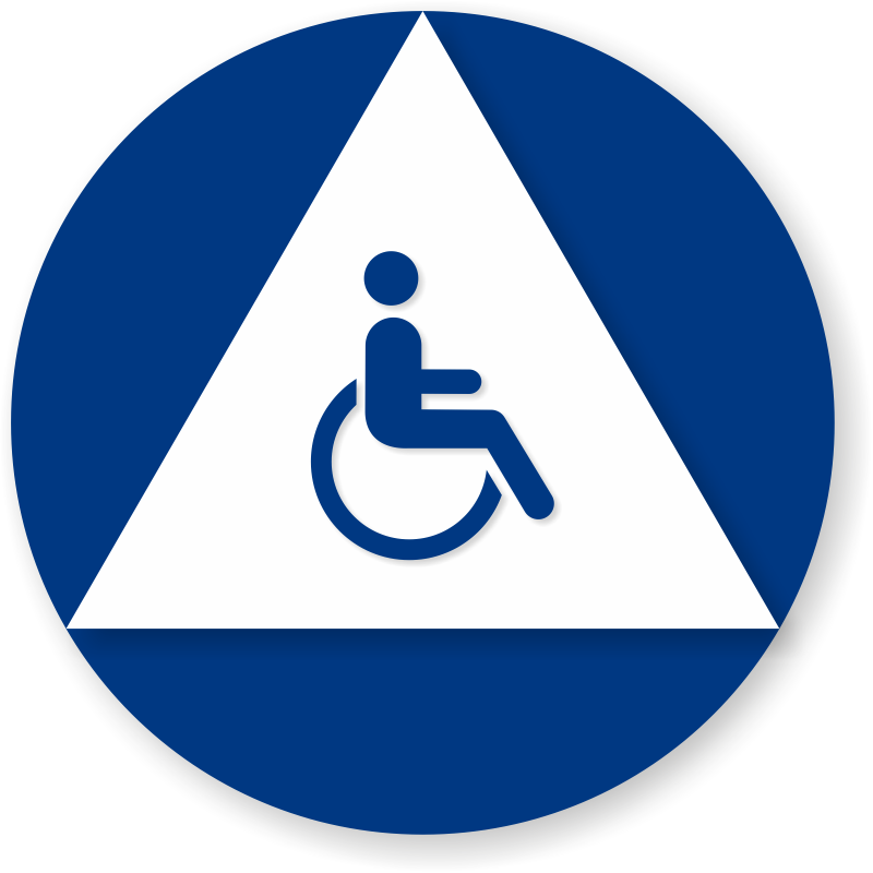 Accessible Pictogram Sign - Accessible Pictogram Sign 12 X (800x800)