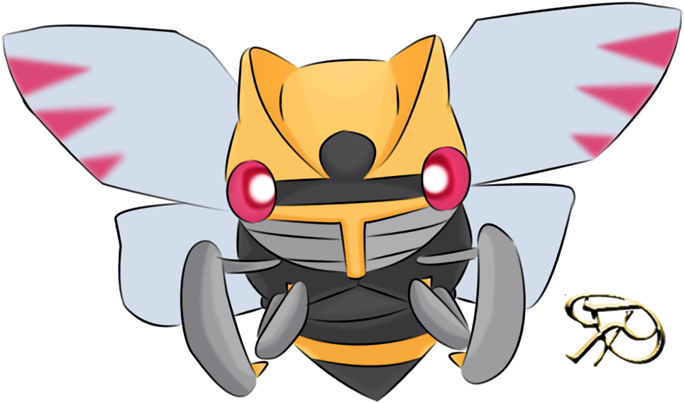 Ninjask By Brignan - Chibi Ninjask (963x767)