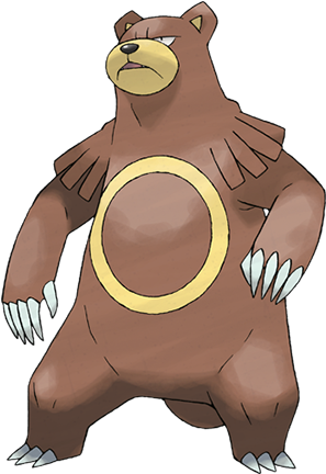 My Hitmonchan, Ursaring, Scrafty, And Ninjask Are All - Pokemon Ursaring (475x475)