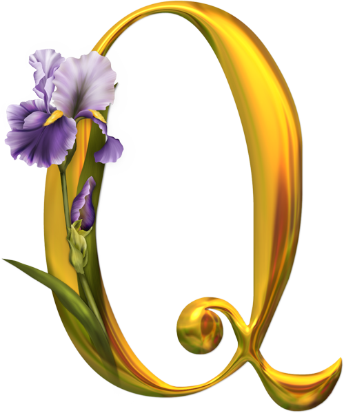 Tube Alphabet - Beautiful Alphabet Q (499x600)