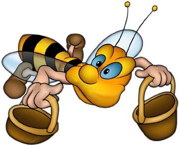 Animal Mobile Wallpapers - Zazzle Bee With Buckets Keychain (360x640)