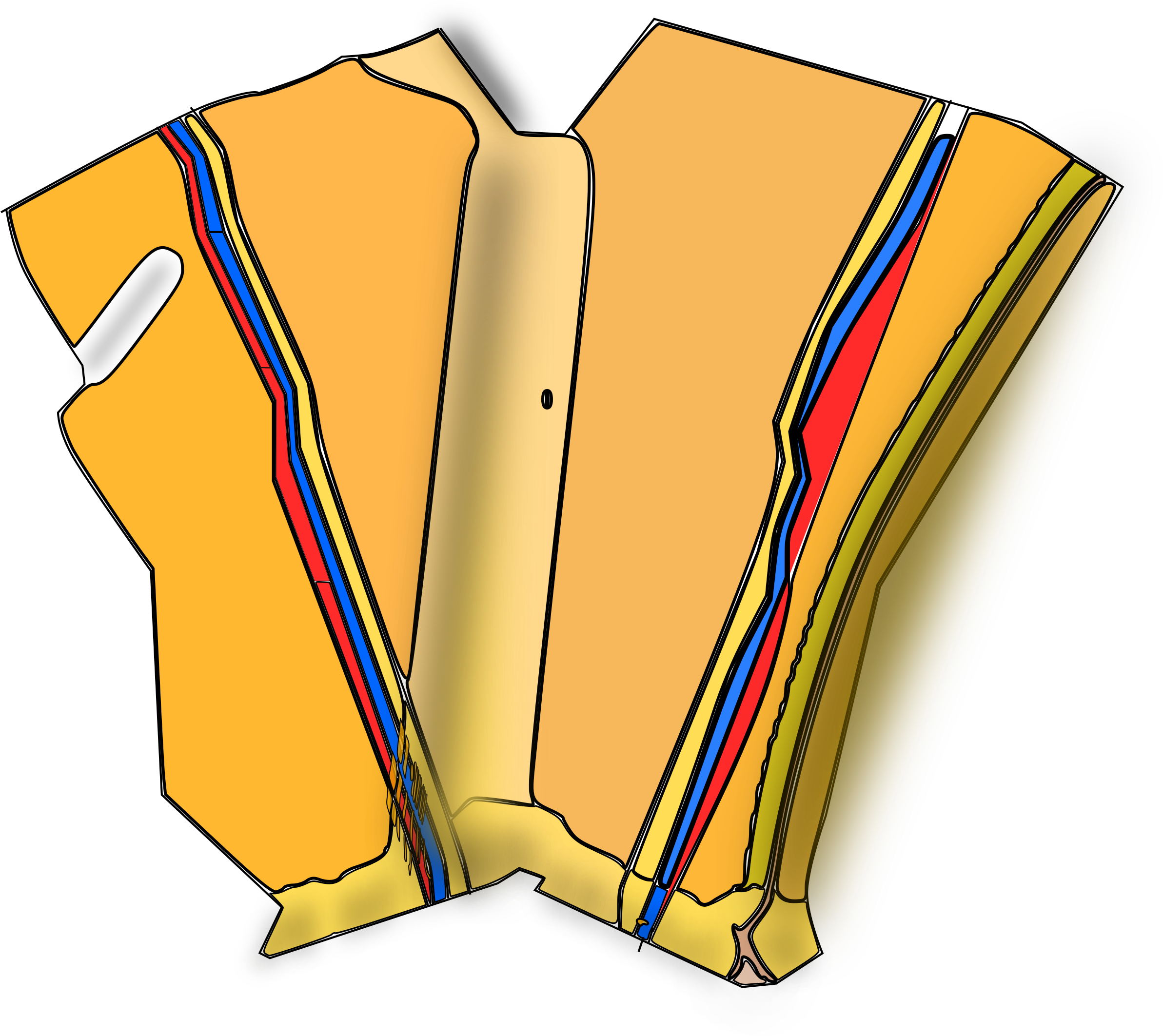 To Make Clipart Download - Poncho Colombiano Png (2400x2200)