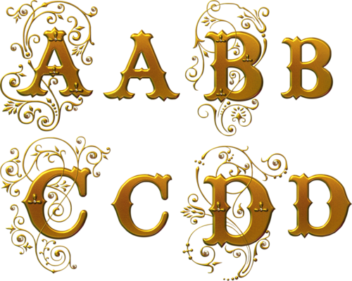 Alphabets - Monogram A Art Deco Lovers Cube Ottoman (500x399)