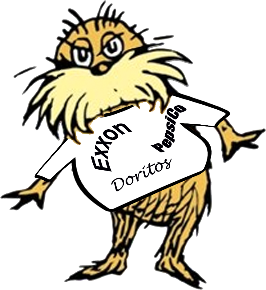The Exxon Pepsico Doritos Lorax - Lorax Save The Trees (864x942)