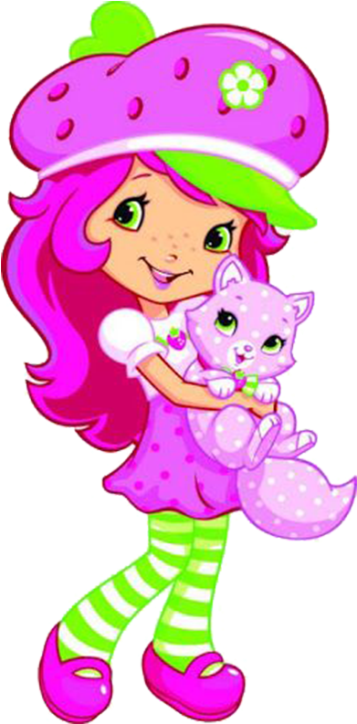 Strawberry Shortcake Strawberry Shortcake Custard Cupcake - Dibujos De La Chica Fresa (600x900)