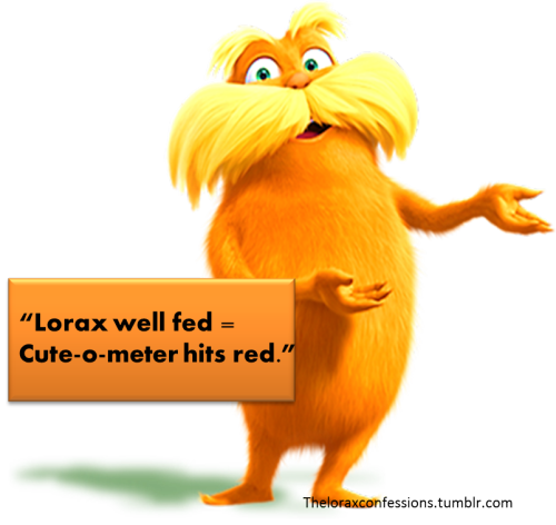 “lorax Well Fed = Cute O Meter Hits Red - Je Te L Avais Dit Gif (500x472)