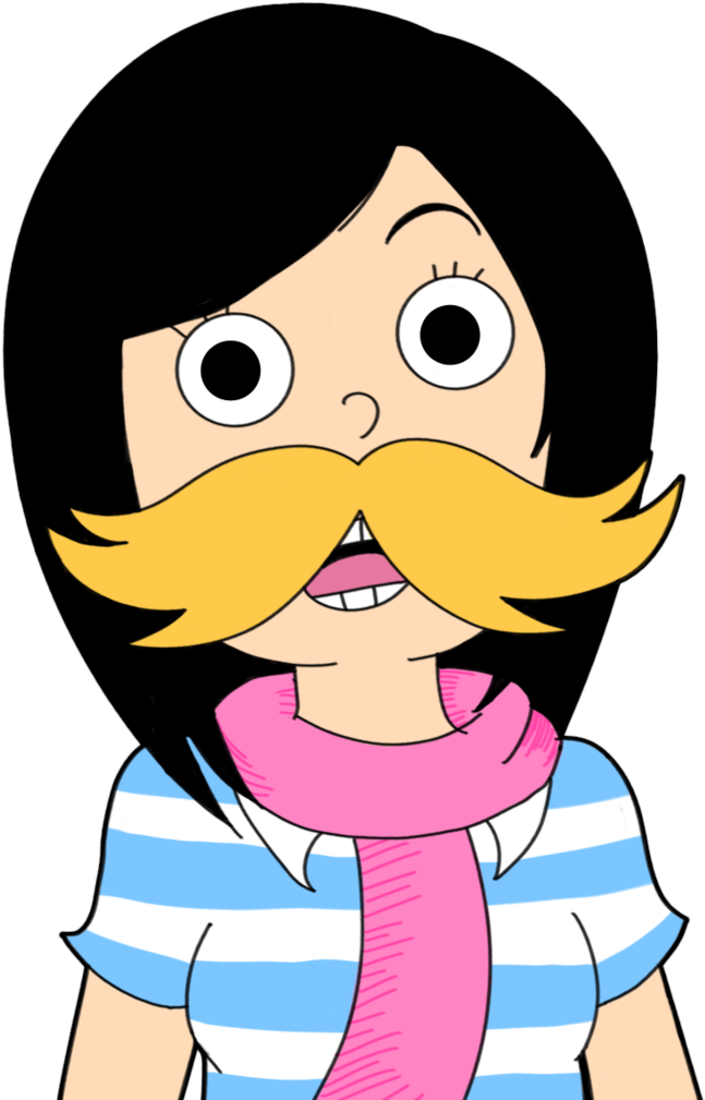 I Have The Lorax Mustache By Janelvalle - Cartoon (772x1035)