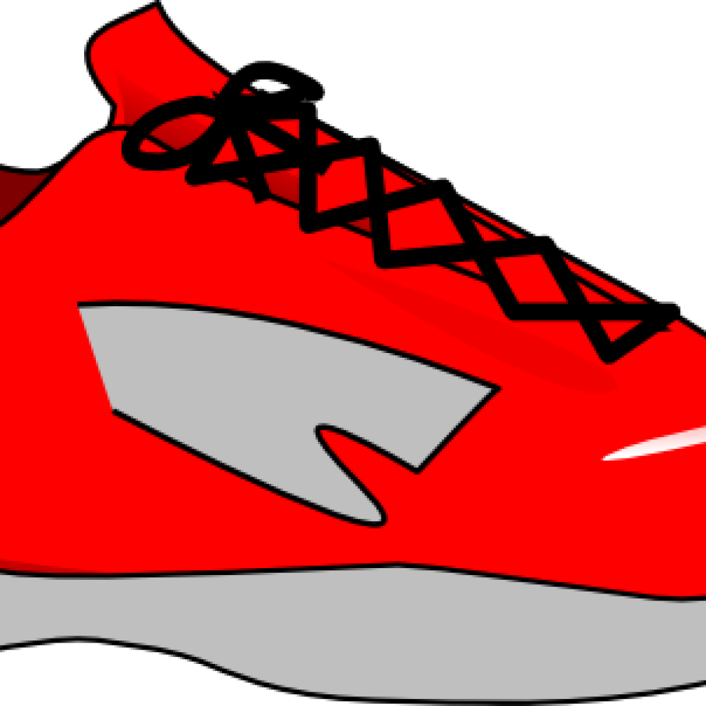 Shoe Images Clip Art Red Shoe Clip Art At Clker Vector - Tennis Shoe Clip Art (1024x1024)