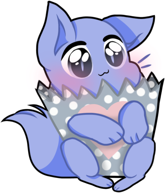 Kawaii Cupcake Cat By Tokugomi - Cartoon (1024x768)