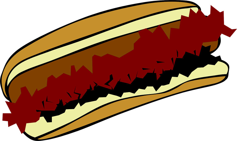 Lobster Birthday Cliparts 9, - Hot Dog Clip Art (960x571)