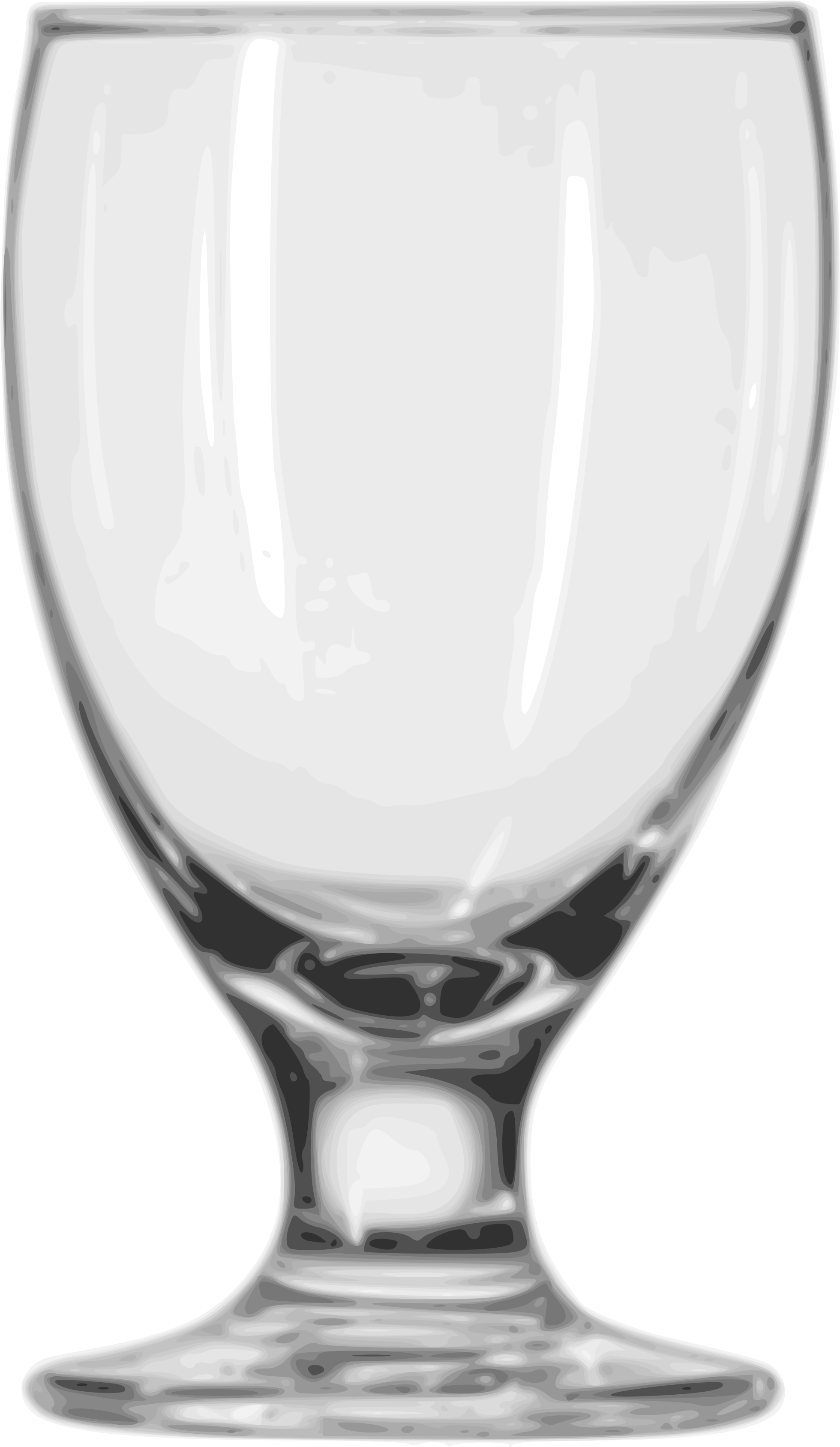 Open With Glass - Libbey 10-1/2 Oz. Embassy Banquet Goblet Glass 3712 (2000x3414)