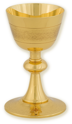 Art 2635 Cáliz De Oro - Calice Prima Comunione Png (350x400)