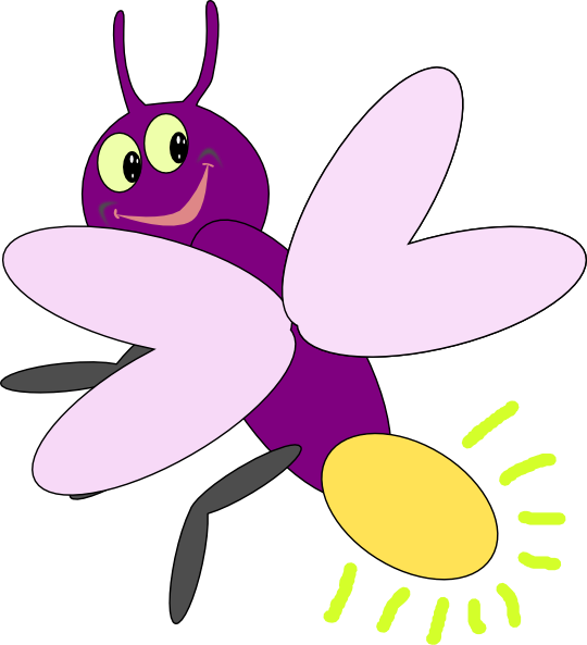 Lightning Bug Clip Art (540x593)
