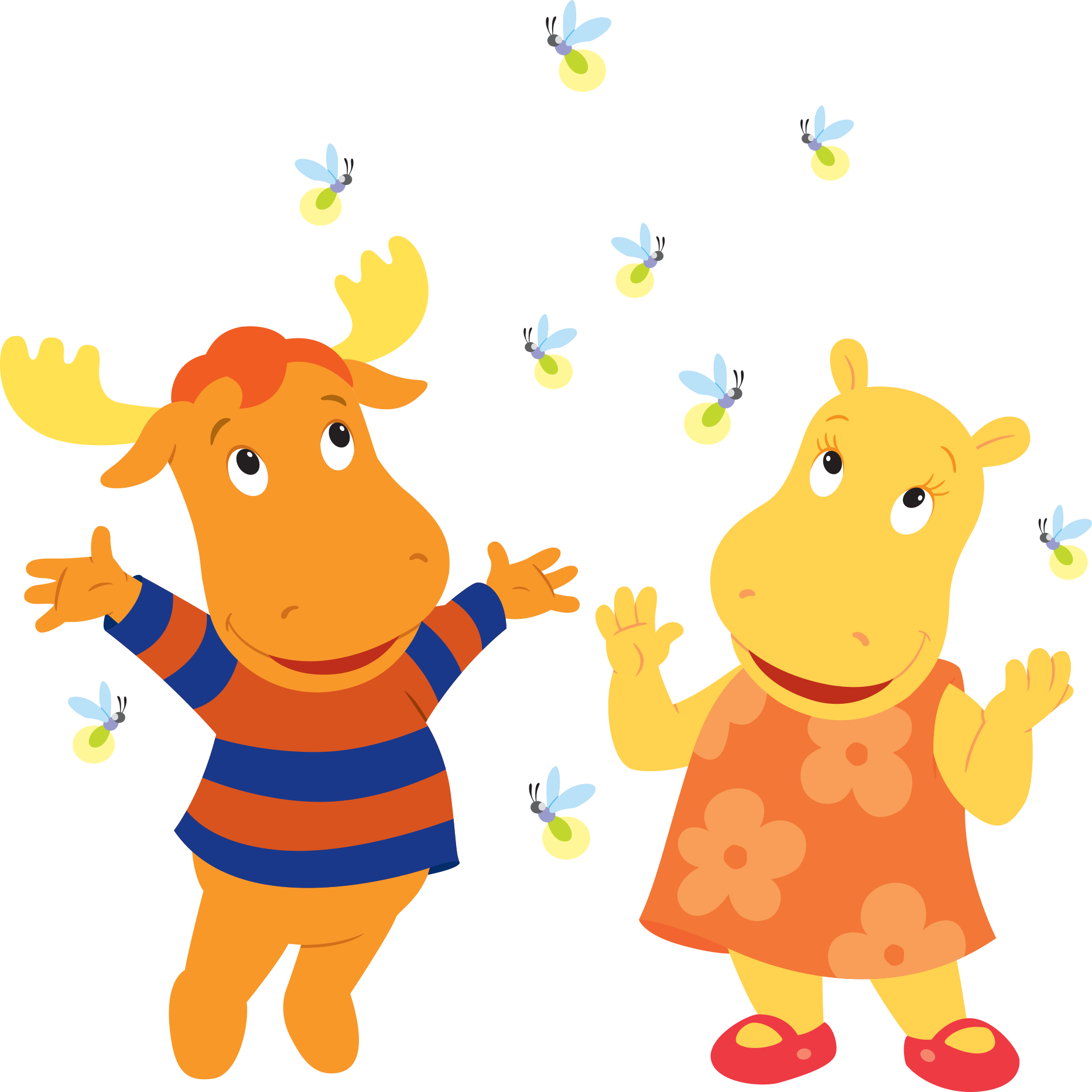 The Backyardigans Tasha Tyrone Fireflies - Backyardigans Tasha And Tyrone (1865x1865)