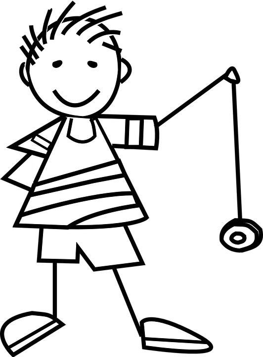 It Is So Sad To Watch Your Children Being Emotionally - Yoyo Clipart Black And White (532x720)