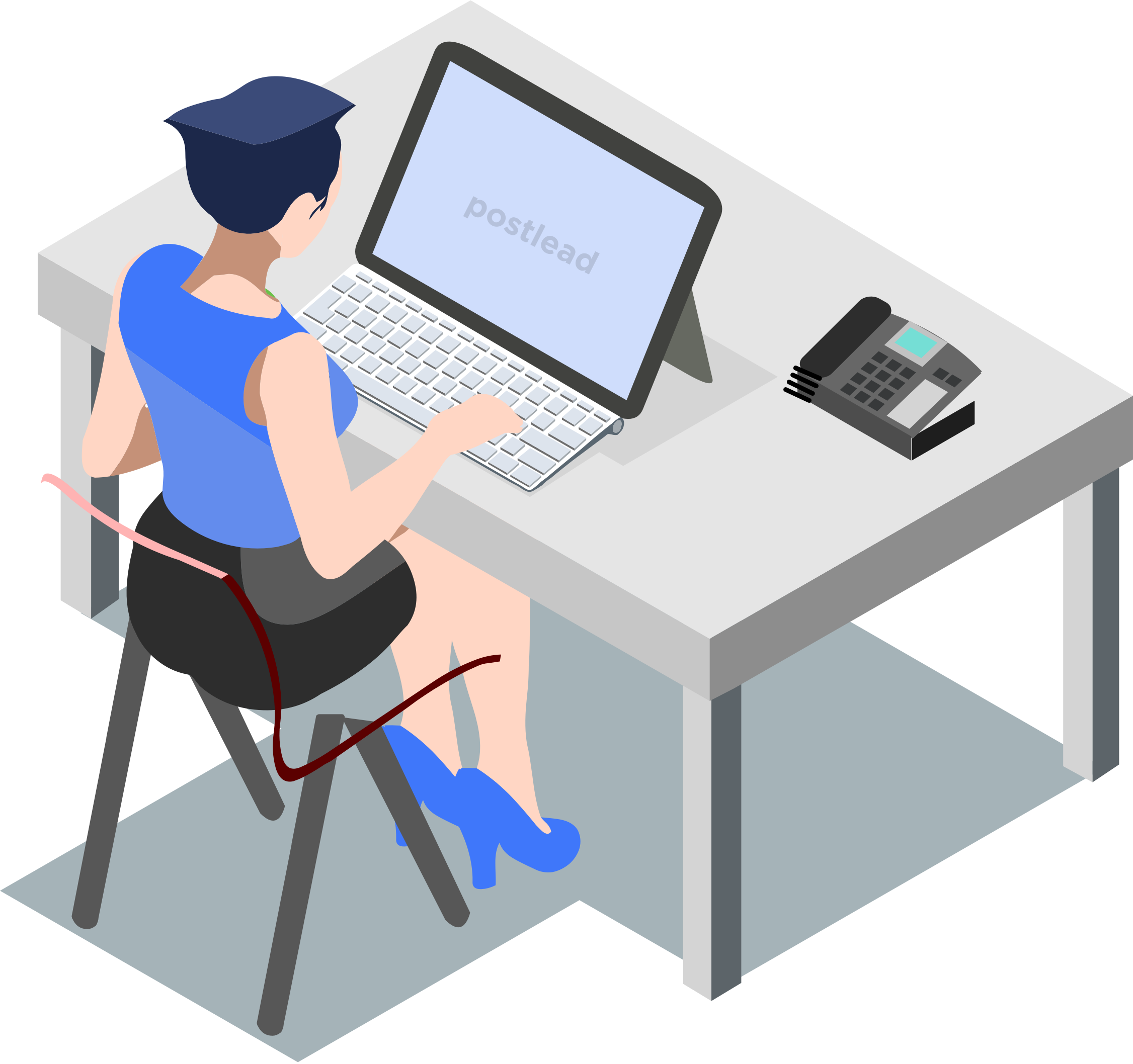 Powerful Dashboard And Management - Computer Desk (2252x2116)