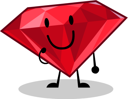 Also How Is It Possible To Decapitate Ice Cube She - Battle For Dream Island Ruby (421x327)